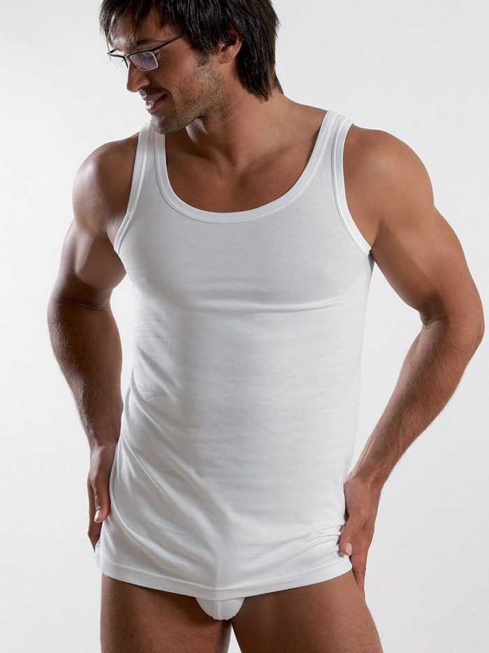 A man in a T -shirt