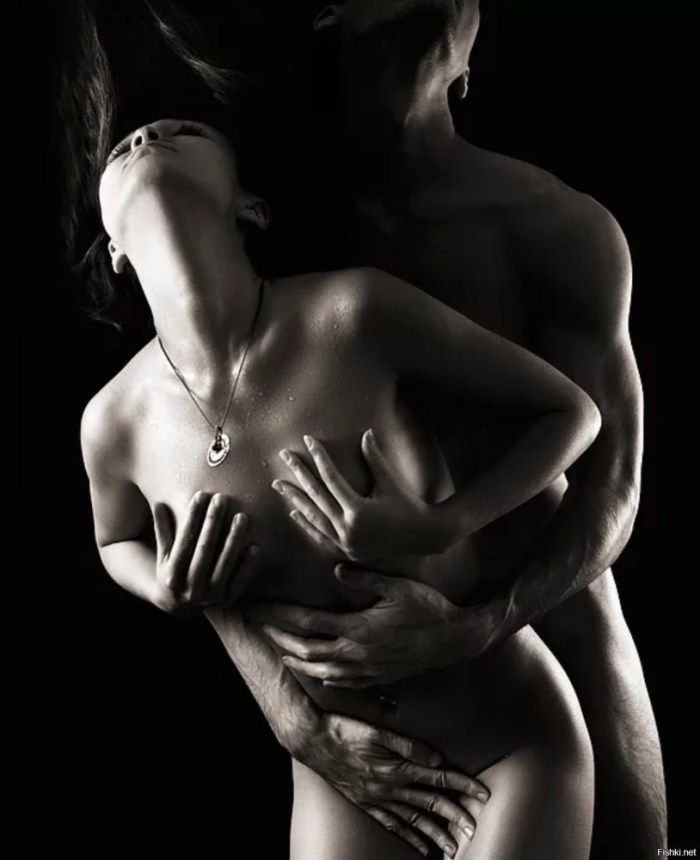 Nude pair man and woman