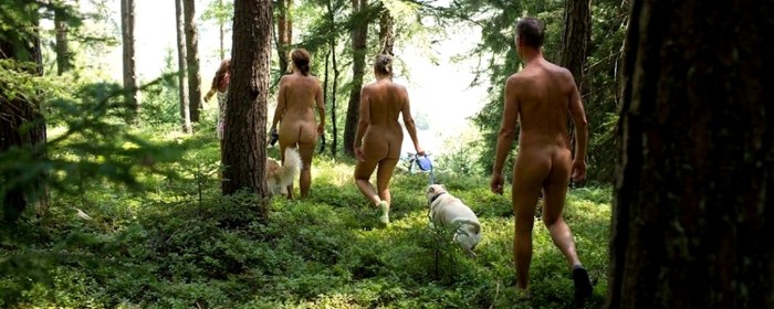 Erotic campaign in the forest